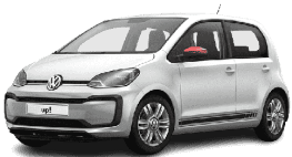 VW UP rental car